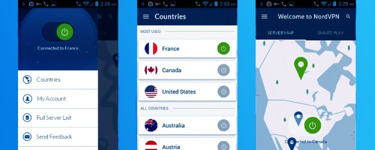 NordVPN servers