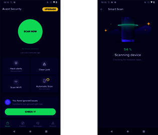avast mobile view