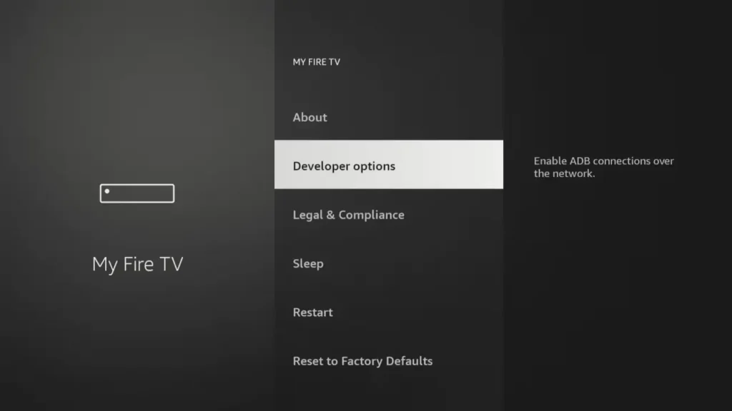developer-options-on fire tv
